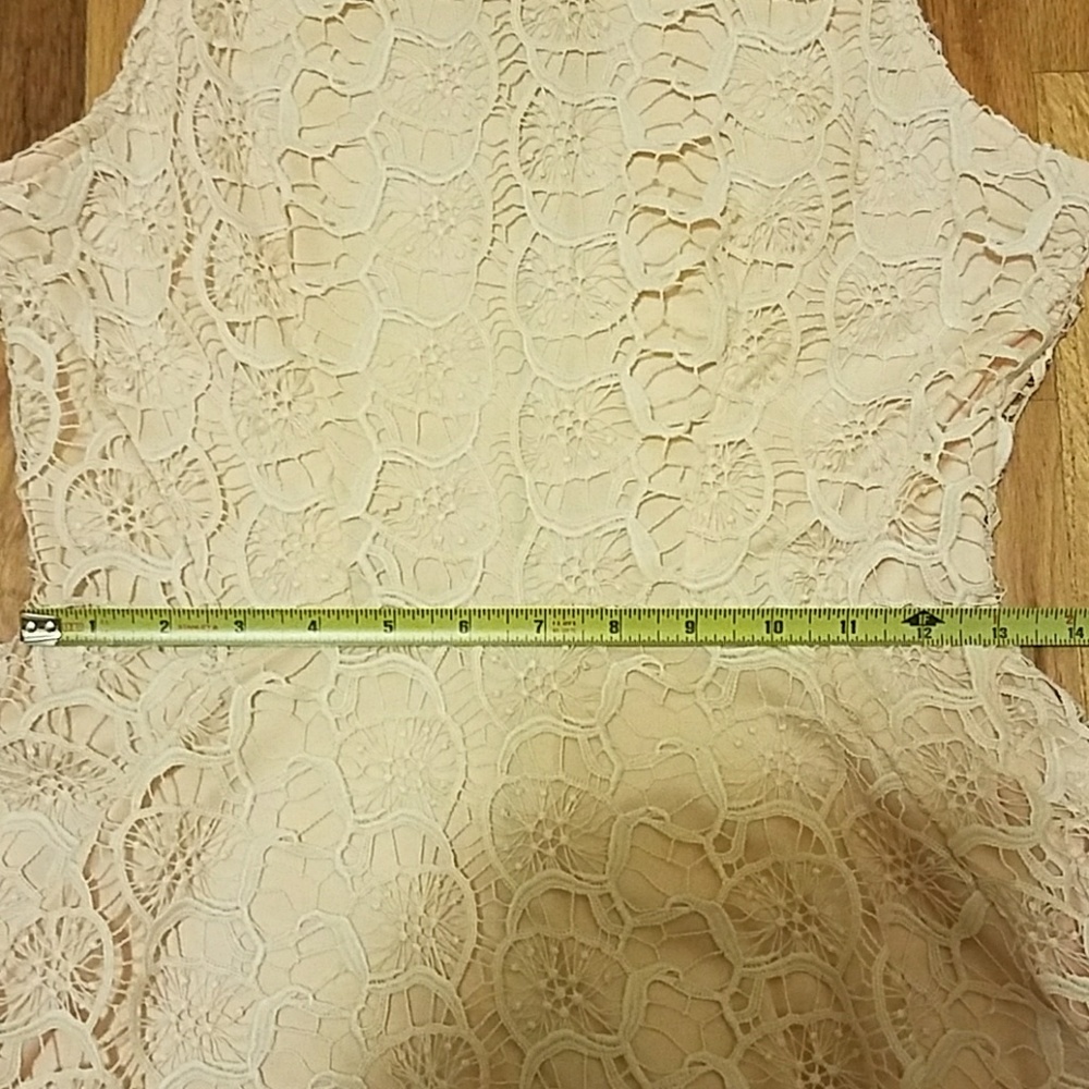 Love & Heart Romantic Crochet Pink Mini‎ Dress Size M - Picture 8 of 8